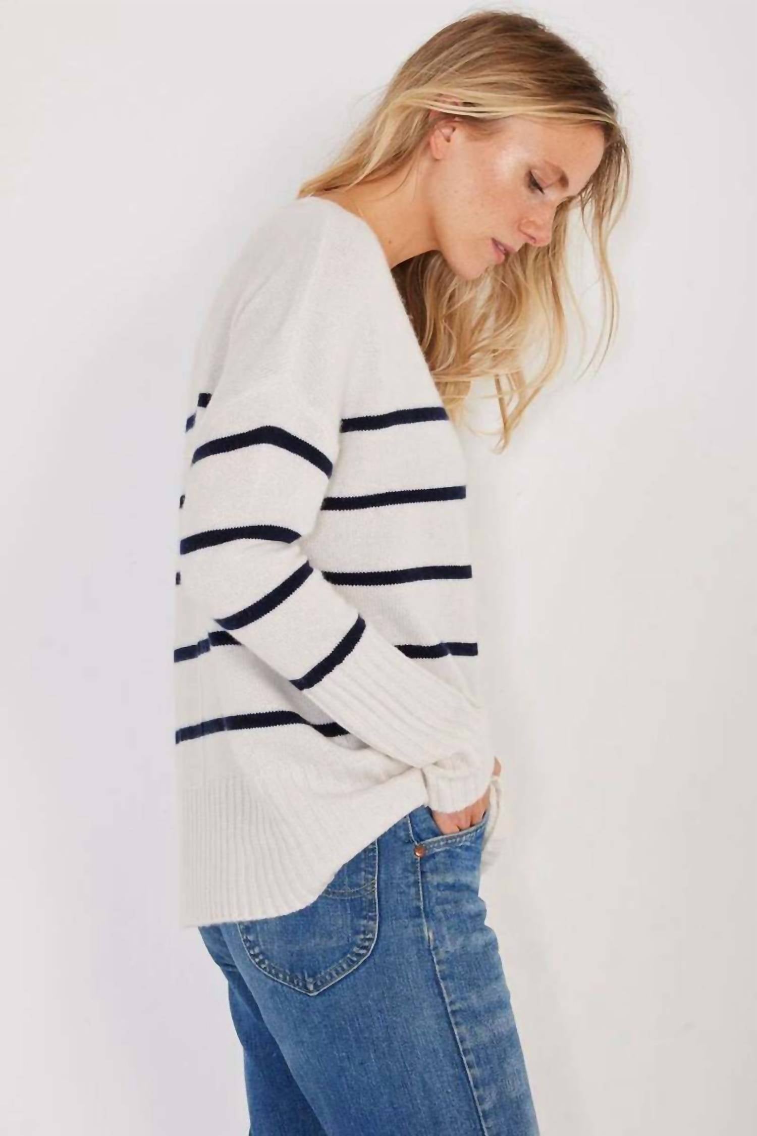 Not Monday - Ella V-neck Sweater