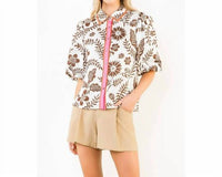 Thml - Floral Short Sleeve Blouse