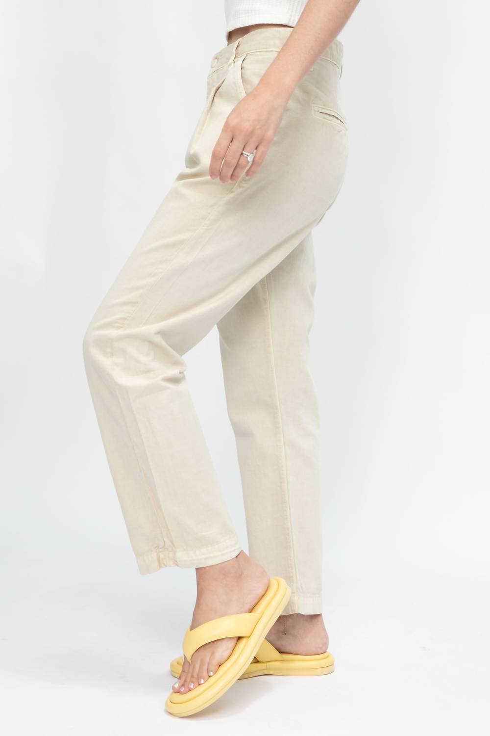 Nsf - Hayden Pleated Pant in Pigment Flour