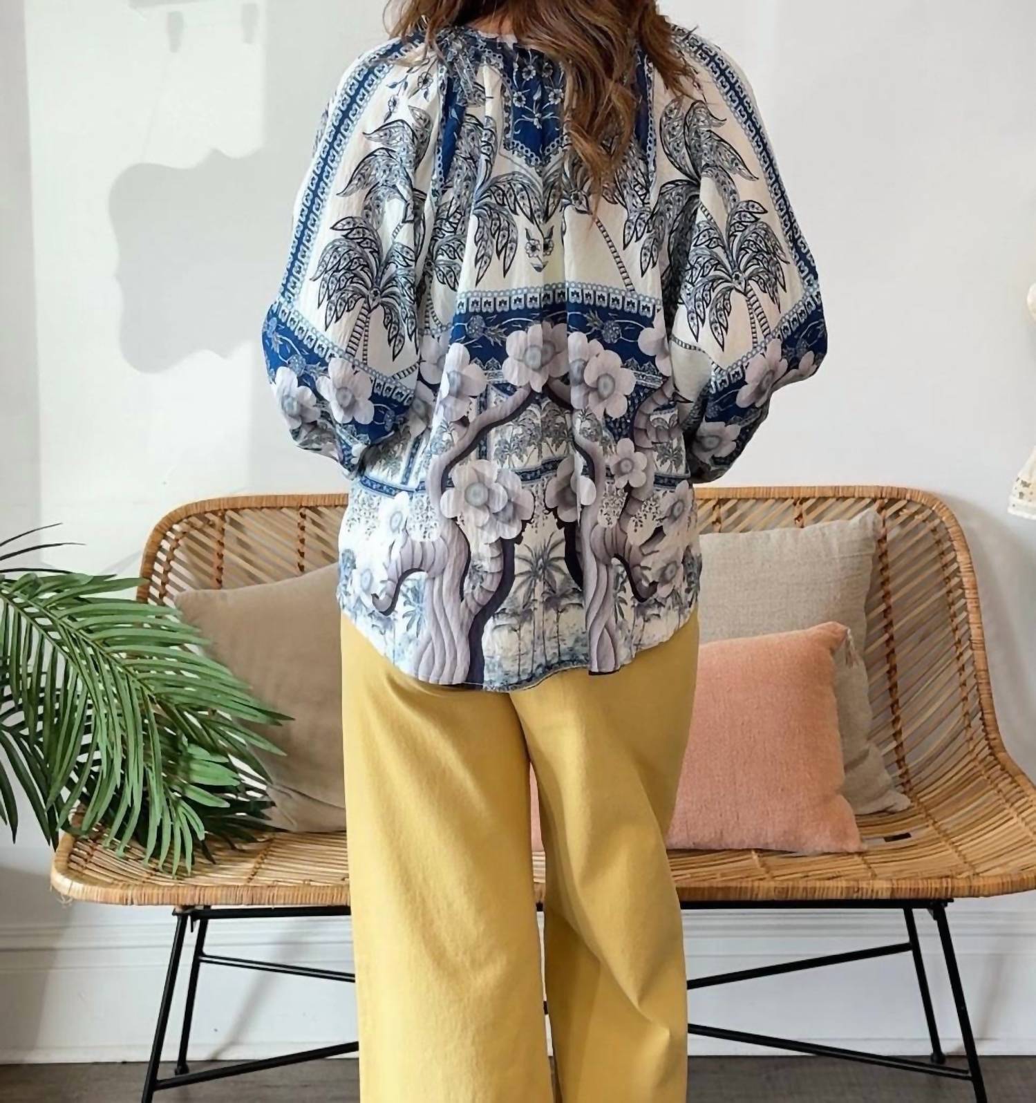 Entro - Chloe Balloon Sleeve Top