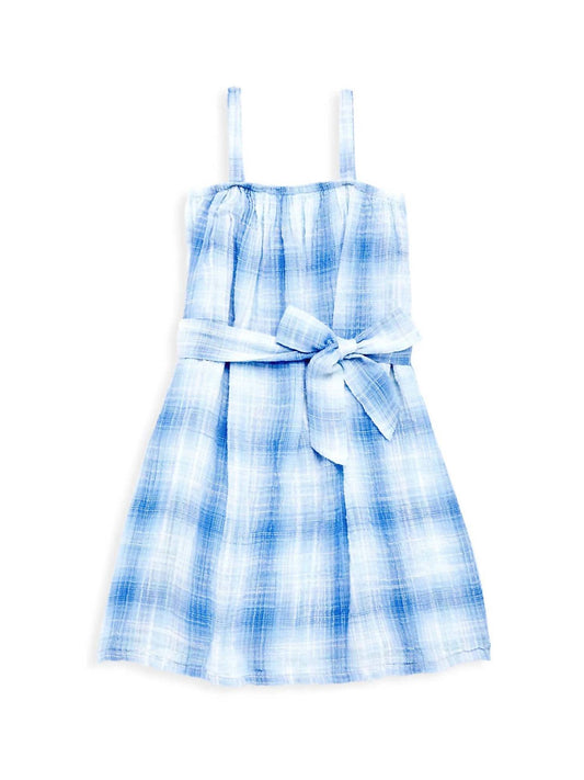 Plaid Sash Sundress