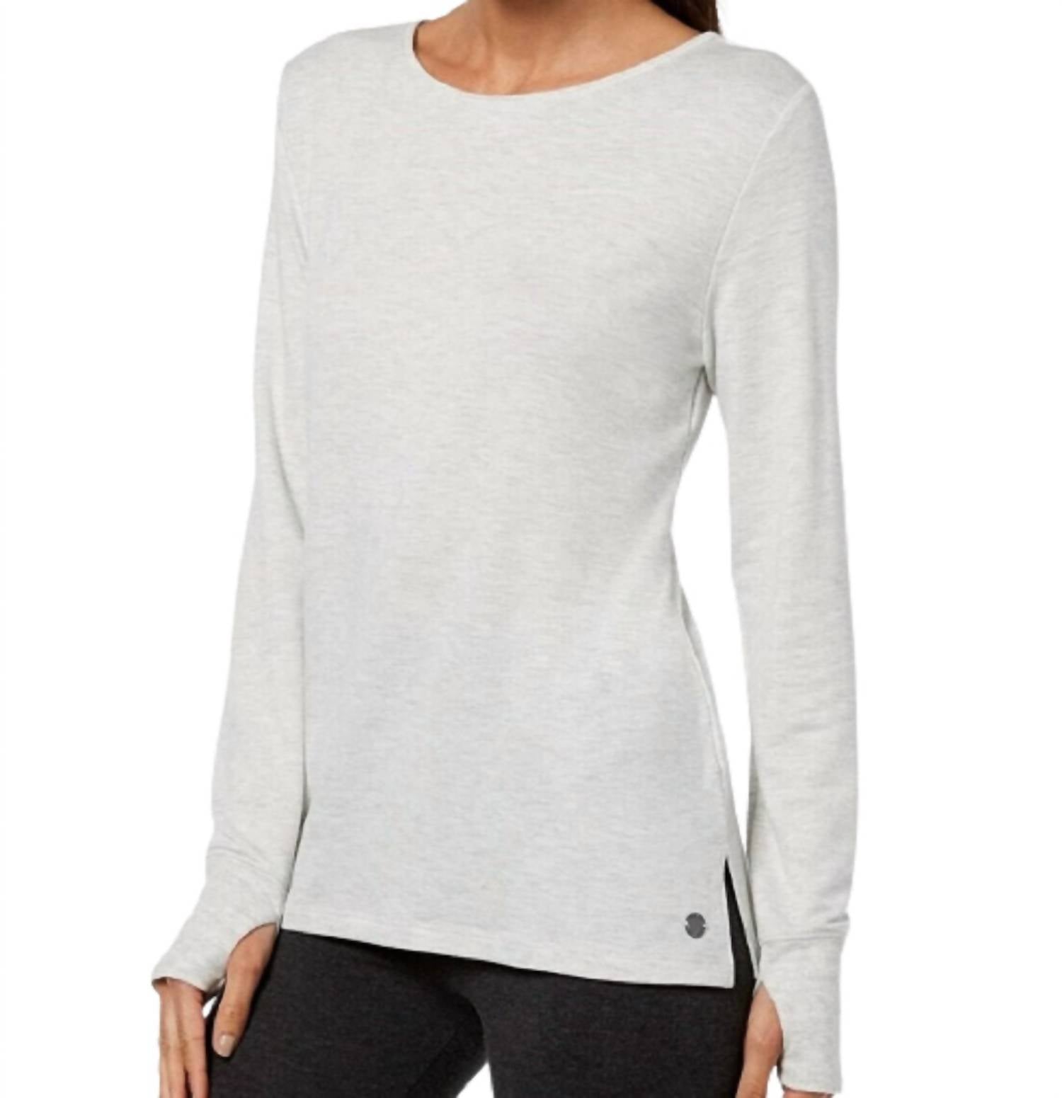 Ideology - Essential Long Sleeve Lace Up Back T-shirt