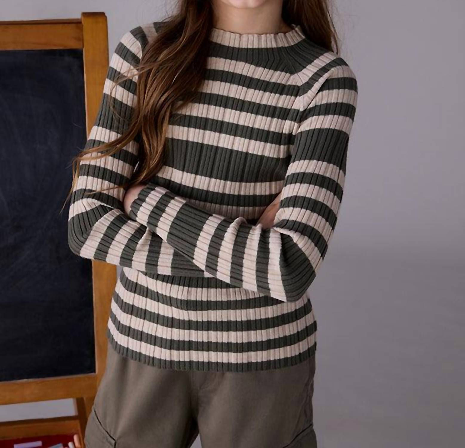 Mayoral - Knit Mock Neck Sweater