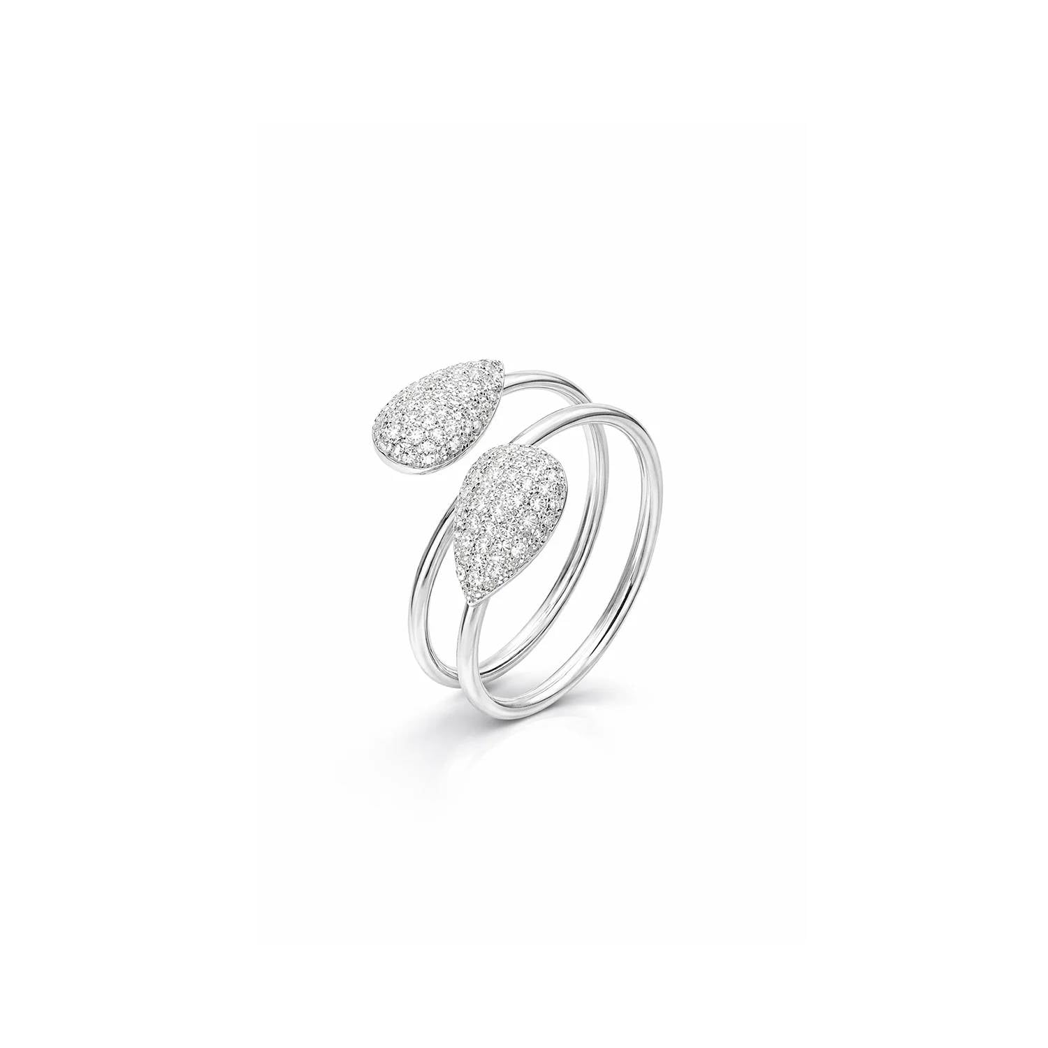 Gold & Honey - Women's Pear Wrap Around Ring