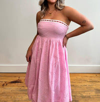 Polagram - Solene Eyelet Midi Dress