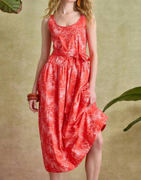 Lilla P - Poplin Maxi Yoke Dress