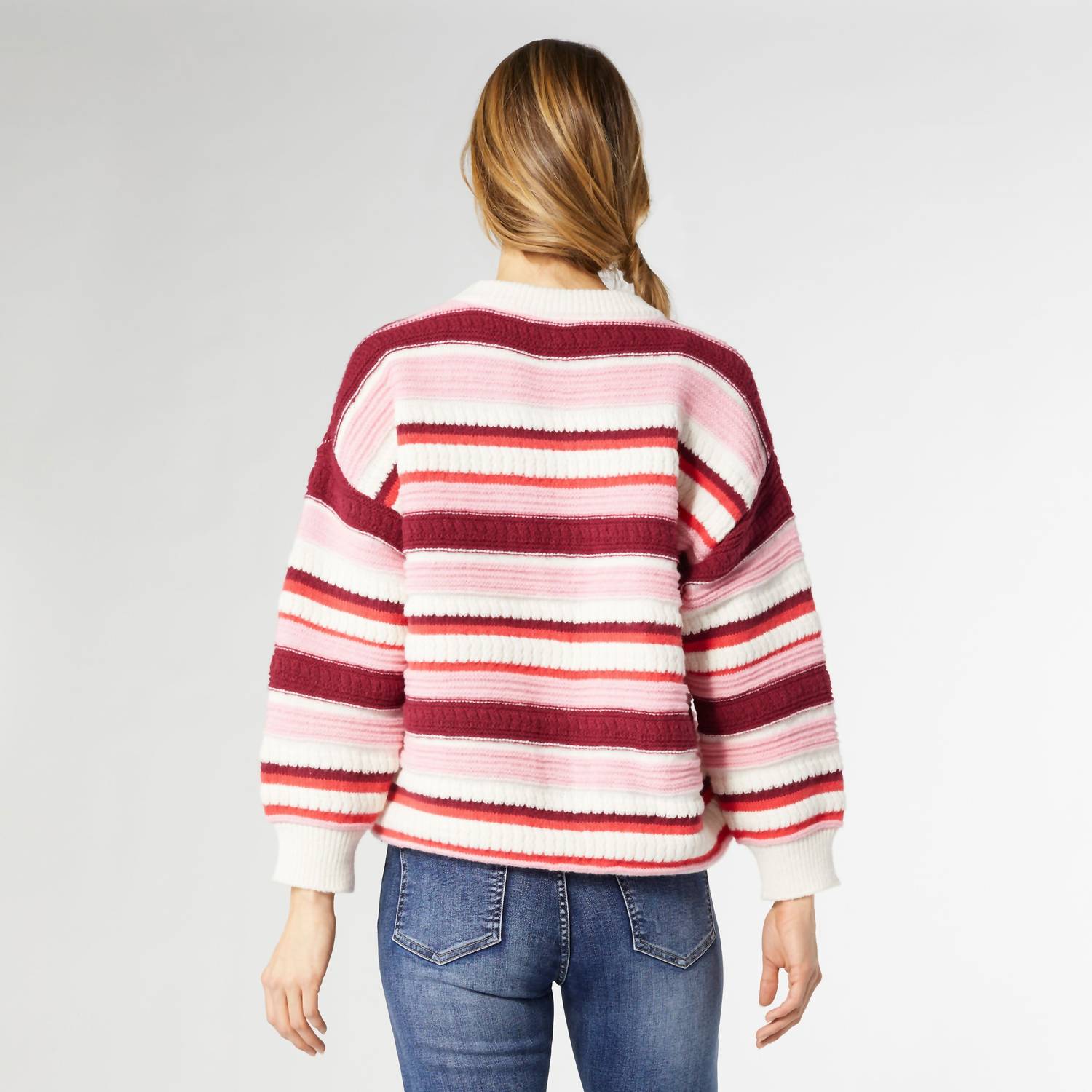 Coco + Carmen - Paloma Textured Stripe Sweater
