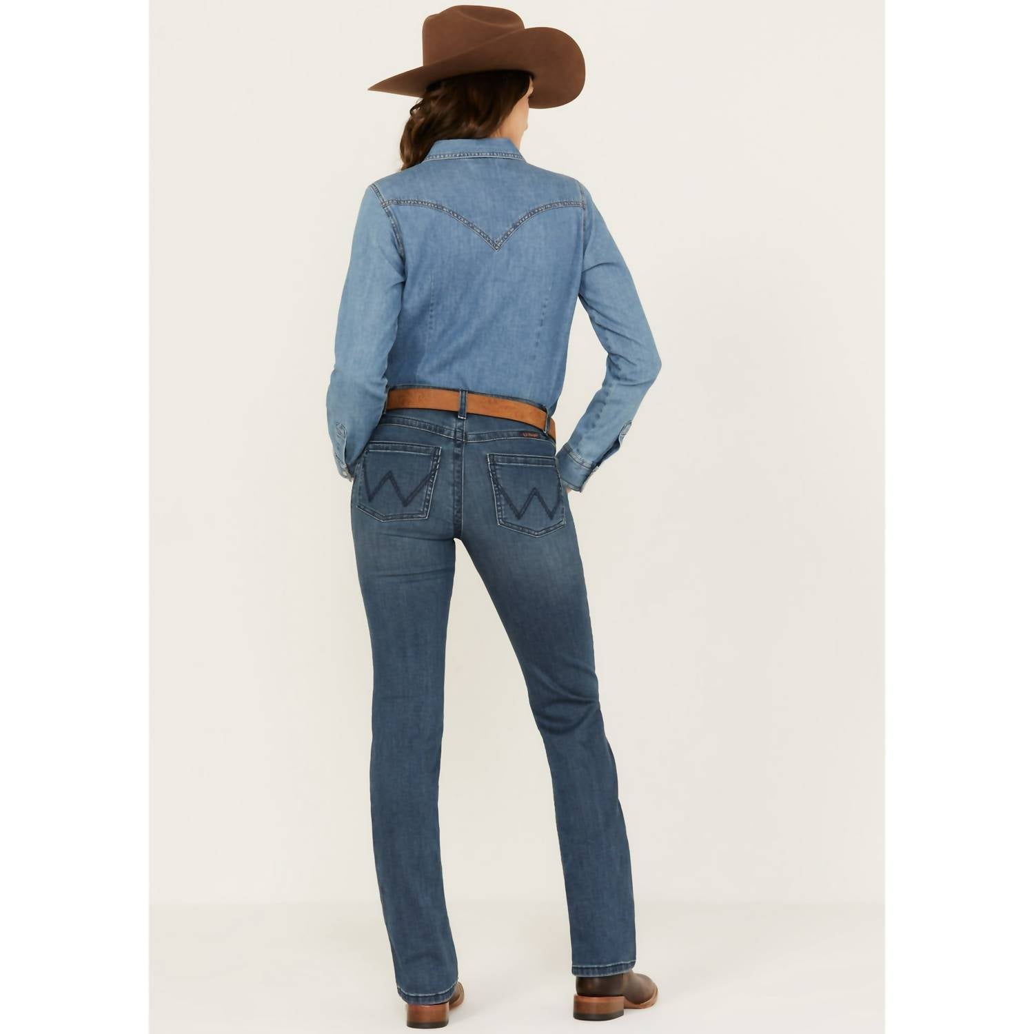 Wrangler - Women's Mid Rise Riding Bootcut Jeans