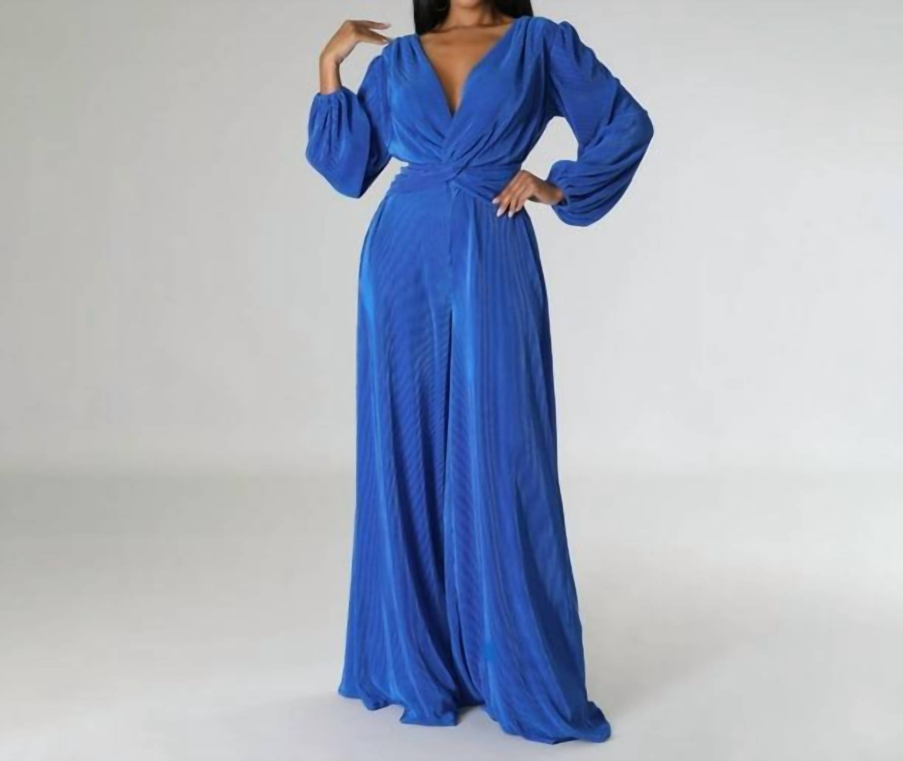Wowo - Eterna Pleated Jumpsuit