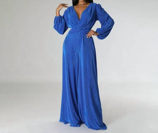 Wowo - Eterna Pleated Jumpsuit