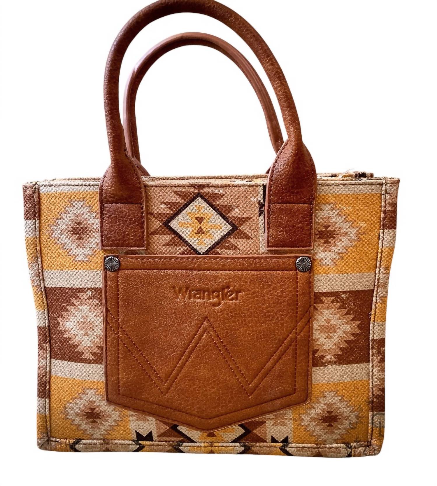 Wrangler - Women's Southwestern Pattern Dual Sided Tote Crossbody Bag
