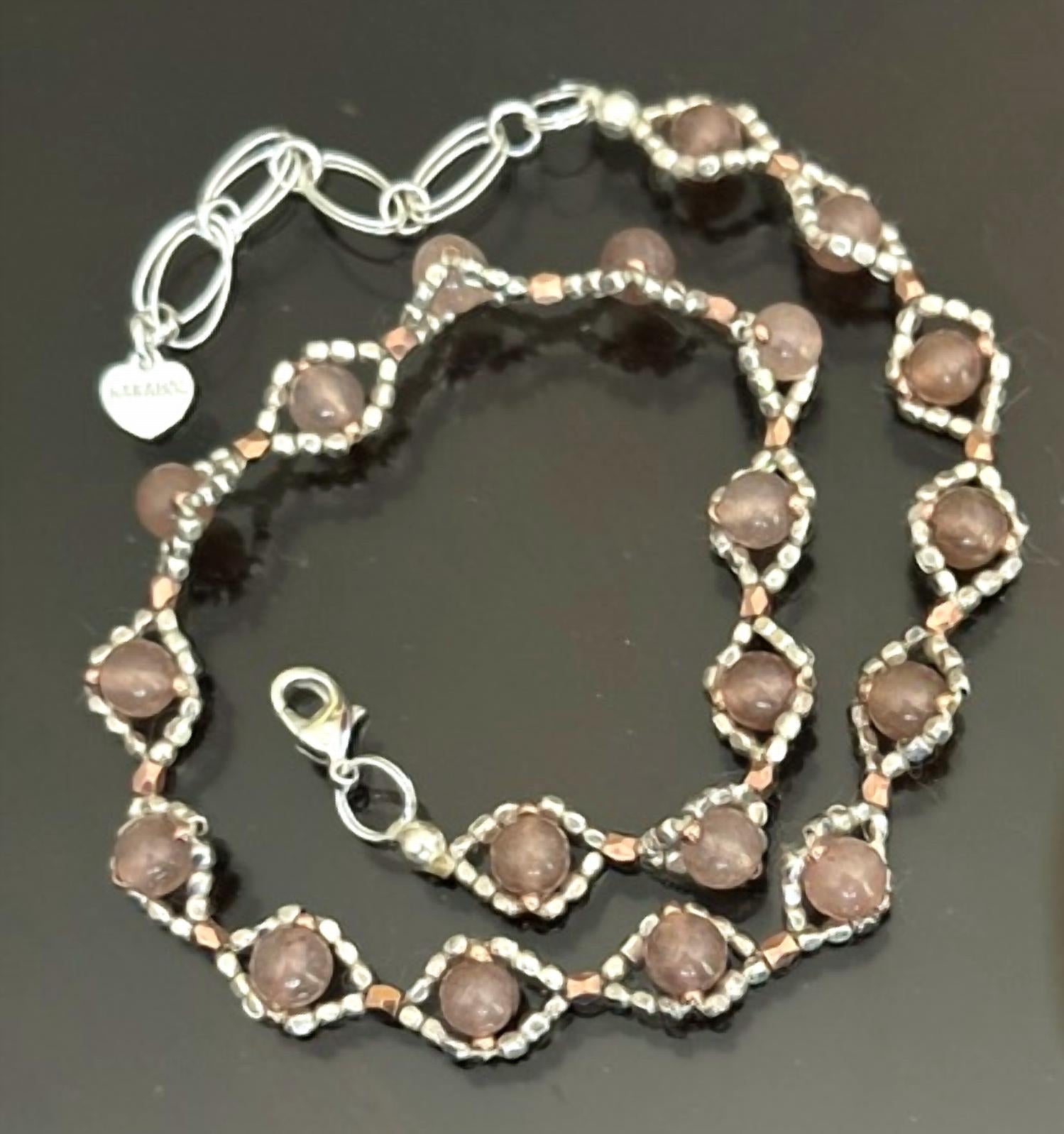 Nakamol - Women's Beaded Wrap Bracelet-Chocker