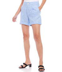 Karen Kane - Caroline High Waist Pleated Shorts
