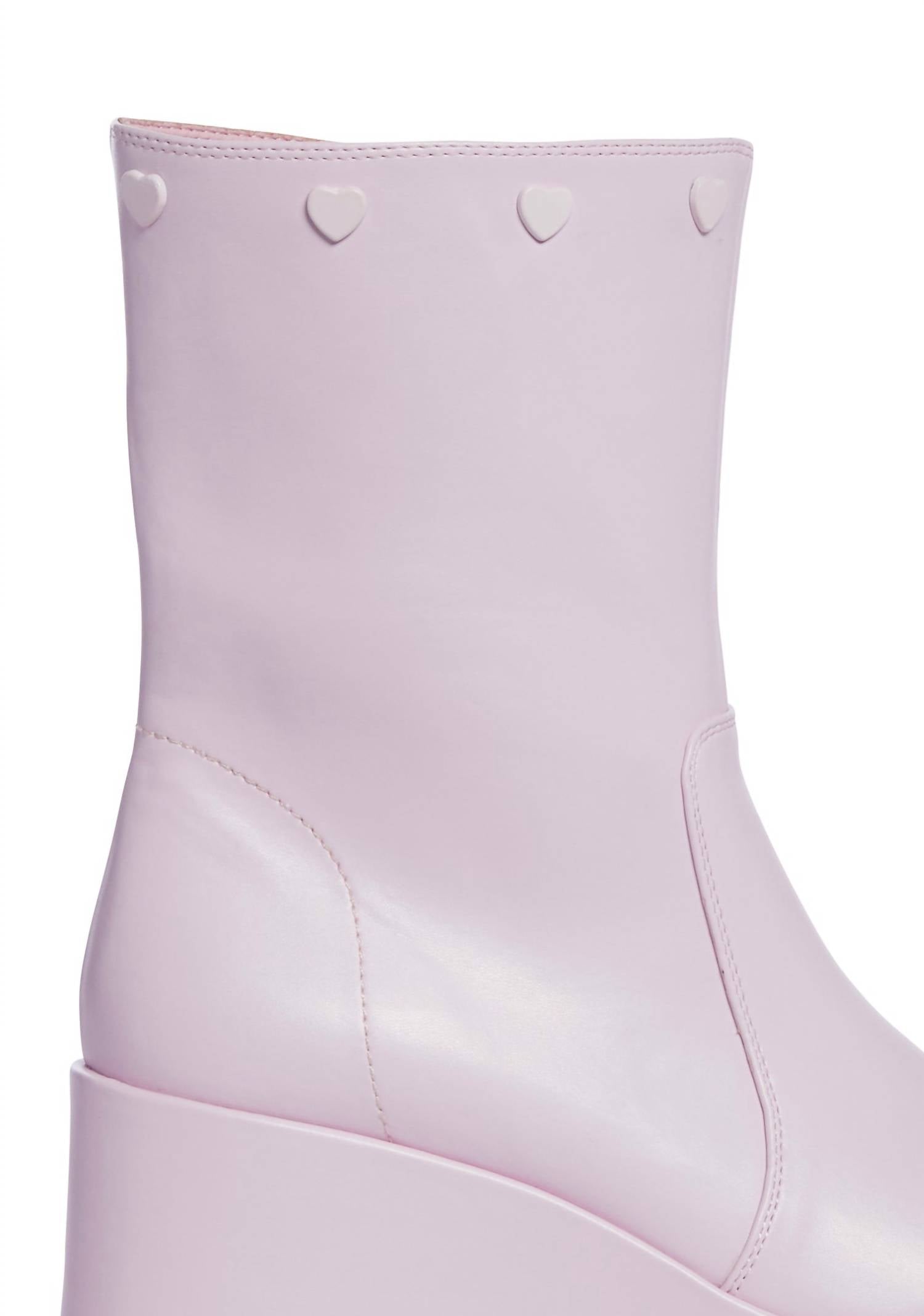 SUGAR CANDY MOUNTAIN Women's Snuggle Wonderland High Platform Boots in pink - women's shoe - view 5