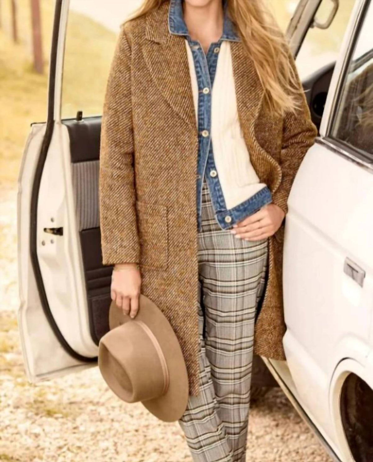 Tribal - Tweed Duster Coat