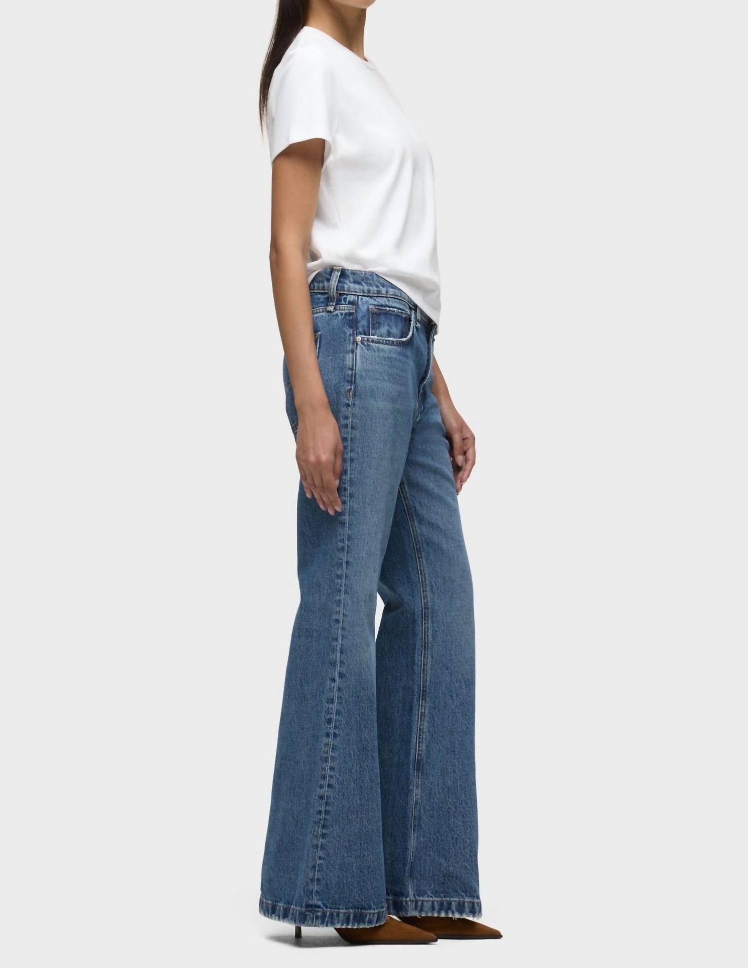 Hudson - Rylee Low Rise Flare Jeans