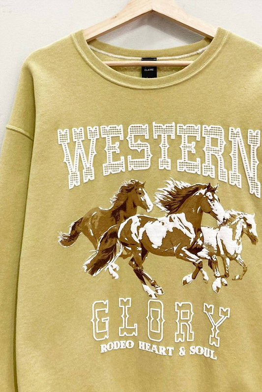 Sweet Claire - Western Glory Sweatshirt