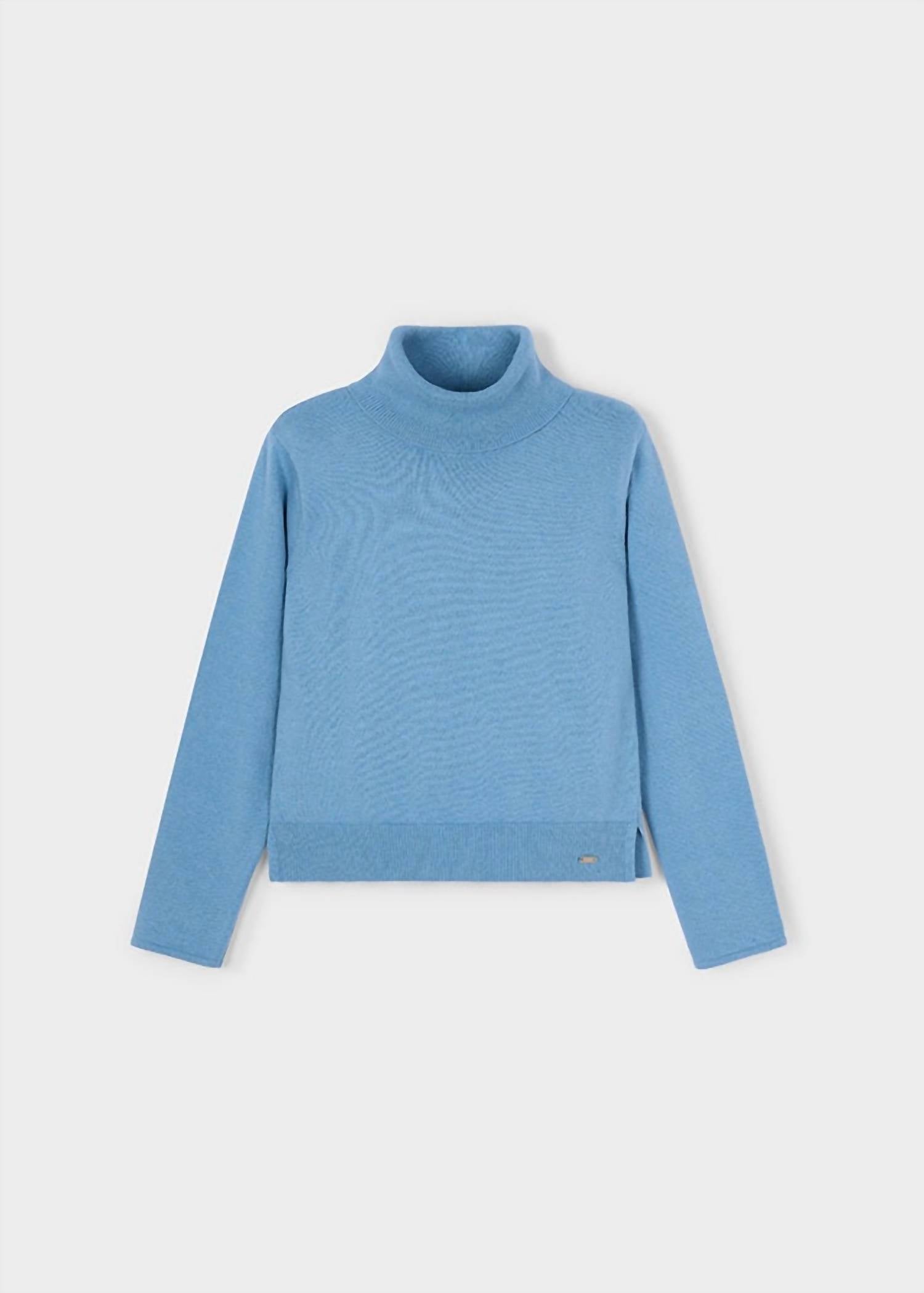 Mayoral - Girl's Long Sleeve Knitted Turtleneck Sweater