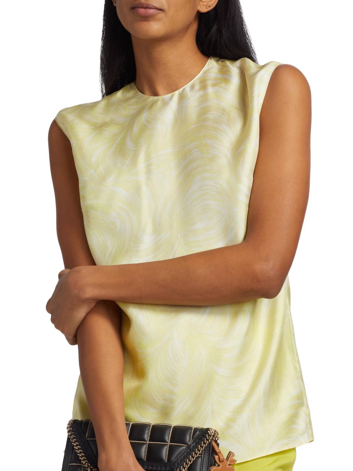 Stella Mccartney - Feather Print Sleeveless Top