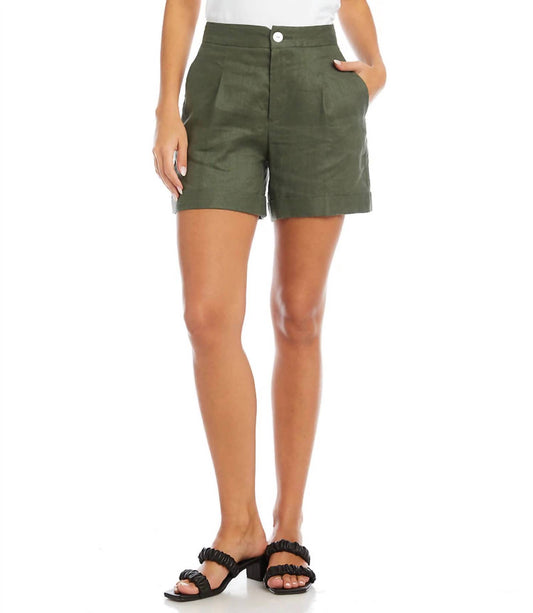 High Waist Pleated Shorts