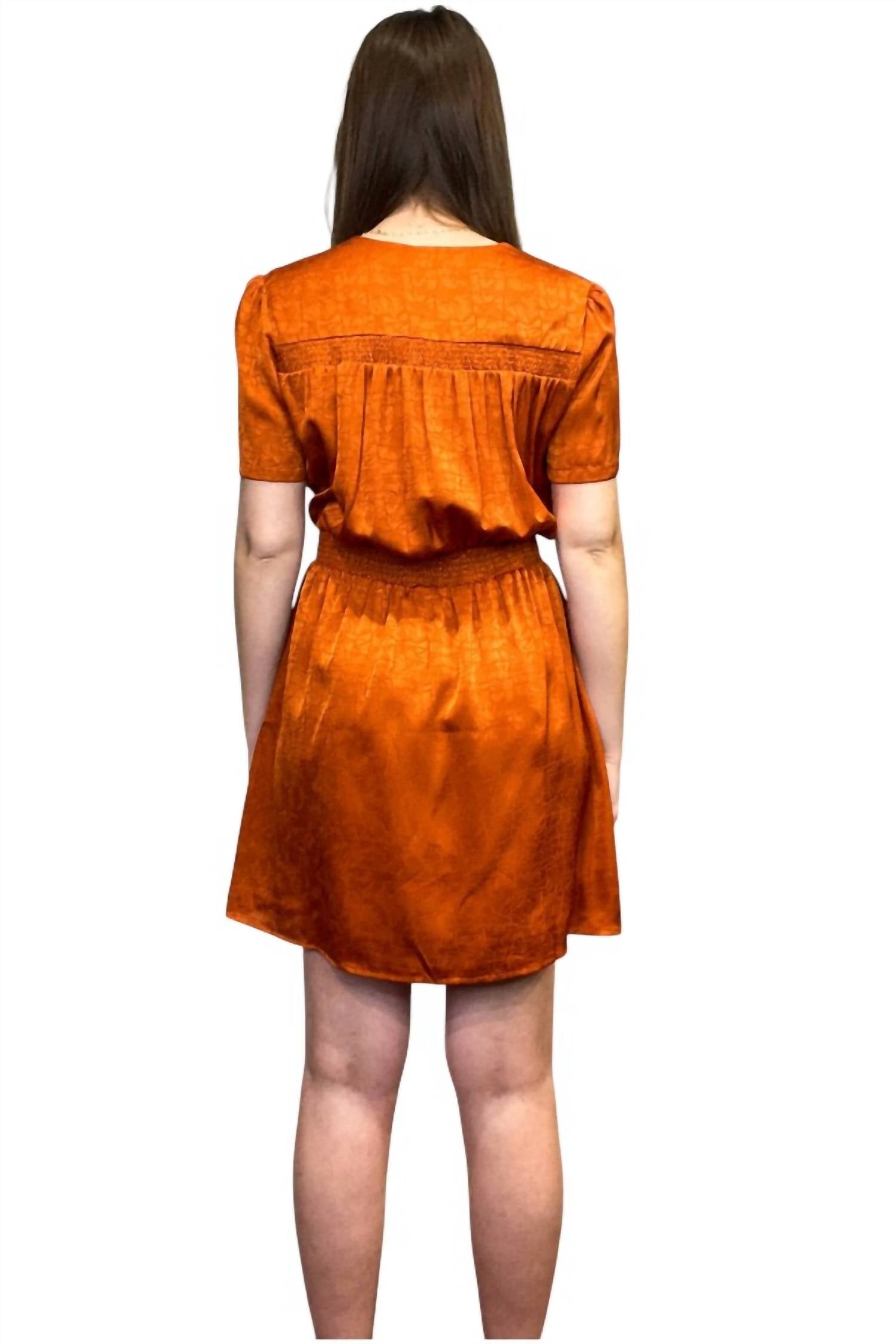 See U Soon - Short And Sweet V-neck Mini Dress