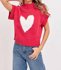 Sweet Lovely By Jen - VALENTINE HEART SWEATER