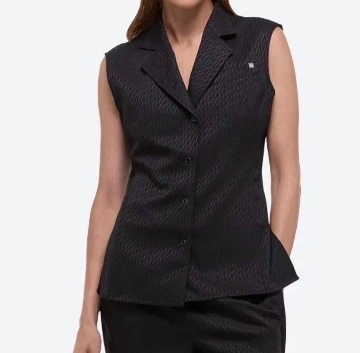 Helmut Lang - JACQUARD SATIN VEST