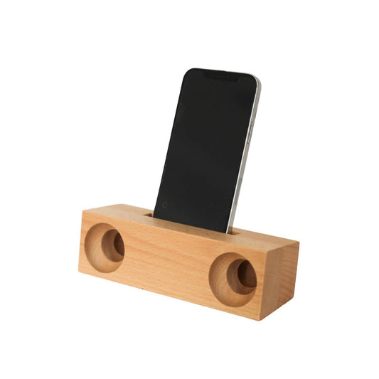 Creative Gifts International - Beechwood Amplifier/Phone Holder