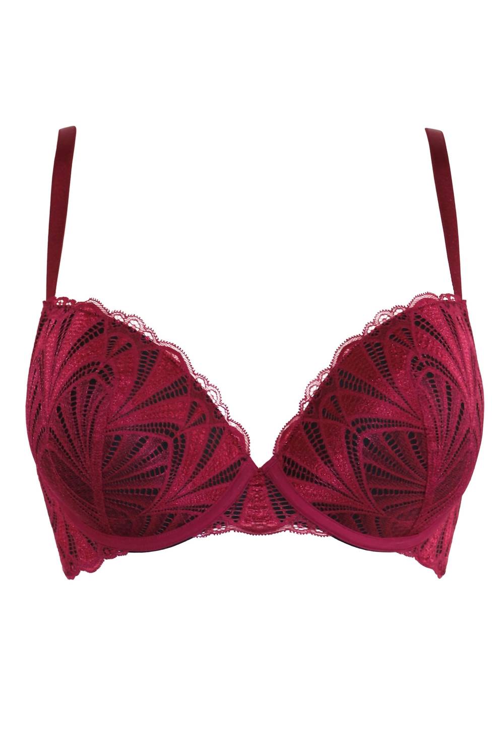 Pour Moi - New Romance Padded Push-up Plunge Bra