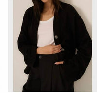 Project Social T - Romy Button Front Cardi