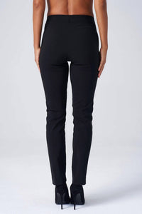 Franne Golde All-season Tapered Pant in black - women's pants - detail view