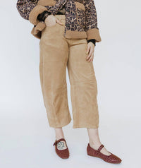 Klesis - Suede Barrel Pant