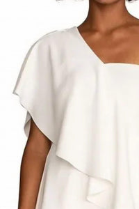 Trina Turk - Glamorous One-shoulder Flounce Top