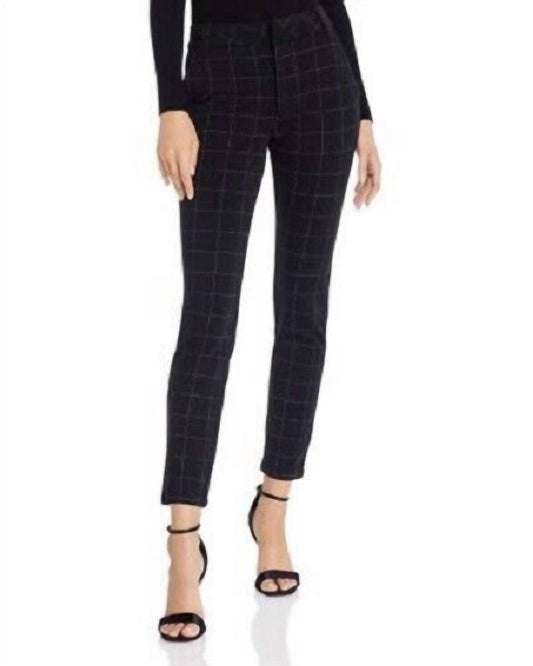 Aqua - Stretch High Rise Ponte Slim Pants