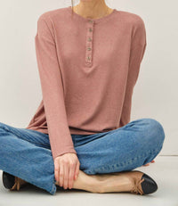 Be Cool - Sarah Hacci Henley Top