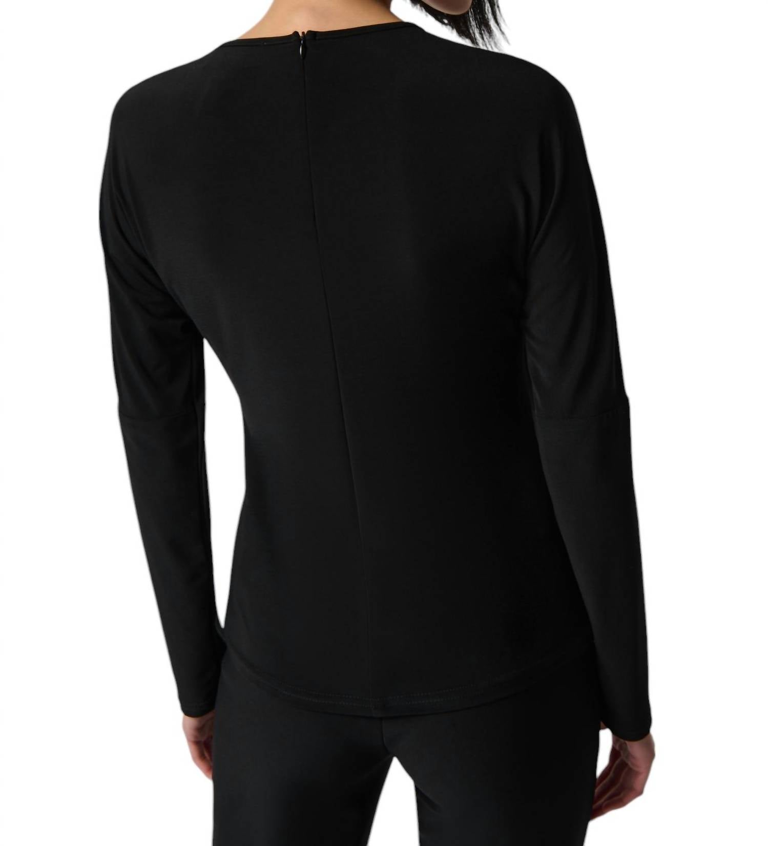 Joseph Ribkoff - Chic Hip-length Pullover Top