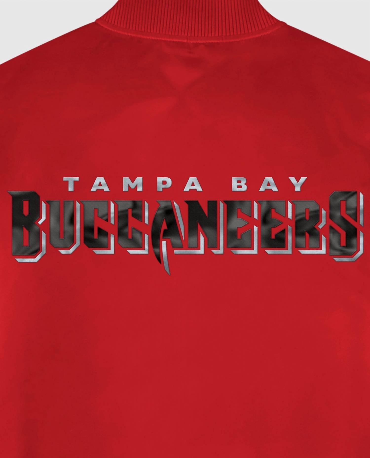 Starter - Men's Tampa Bay Buccaneers Satin Full-snap Jacket
