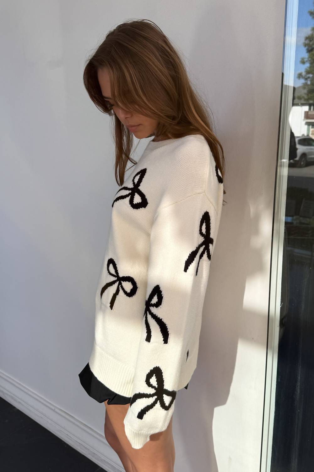 Aaron & Amber - Je Taime Bow Sweater