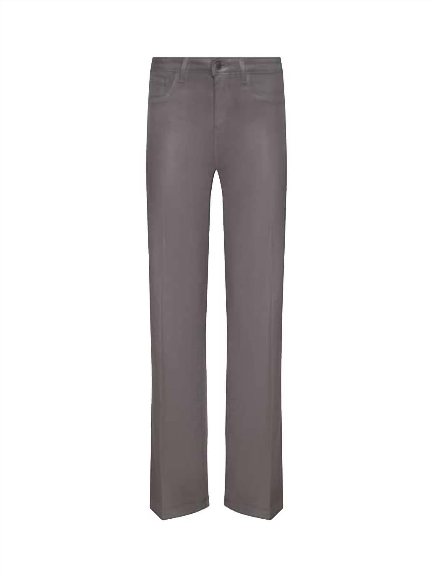 L'Agence - Clayton Coated Wide Leg Jean