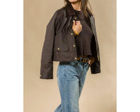 Velvet Heart Naven Timber Jacket in brown - women's jacket - detail view