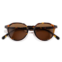 Sunski Women's Vallarta Polarized Sunglasses in tortoise amber - women's accessory - detail view