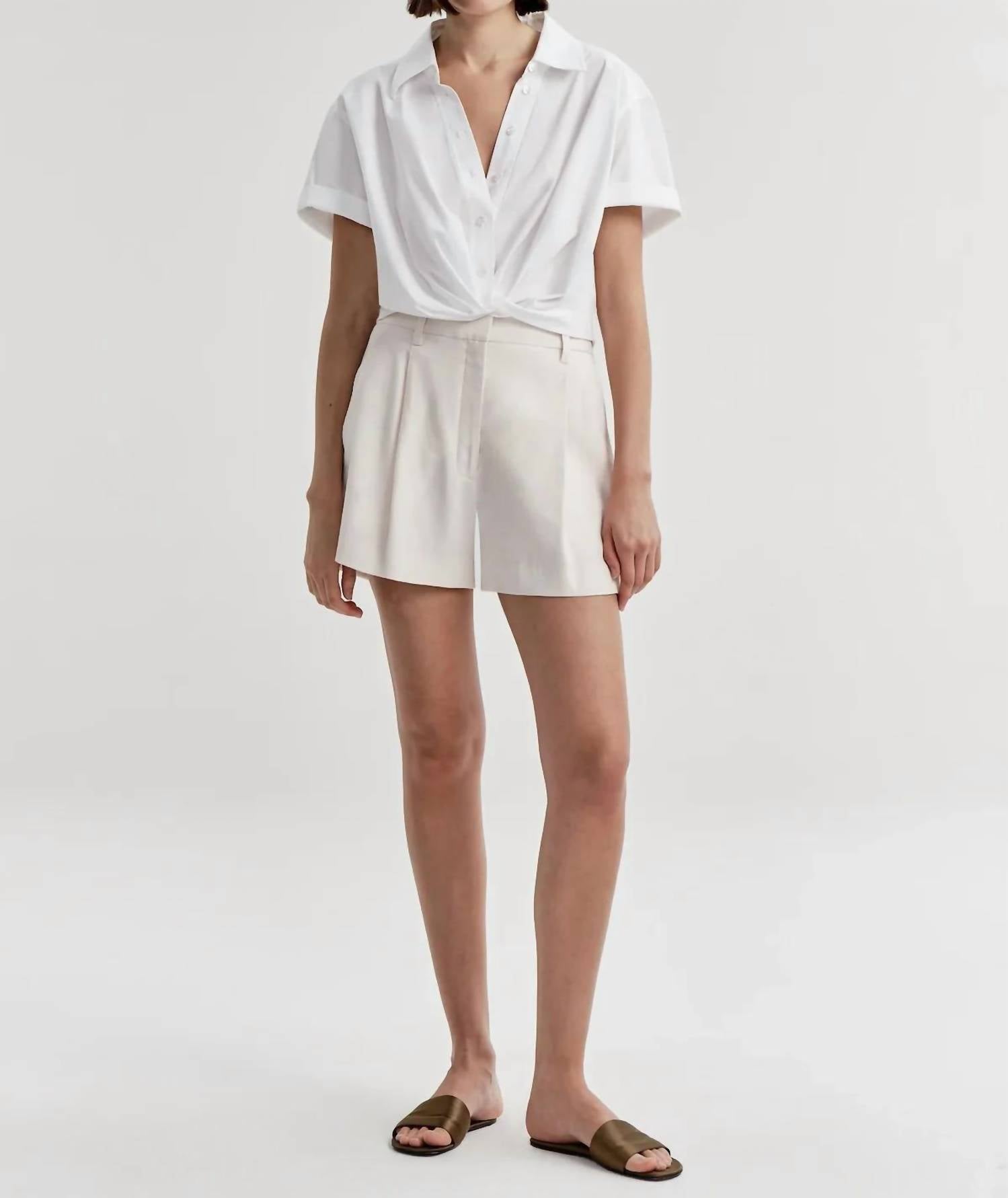 A.L.C. - Winston Linen Shorts