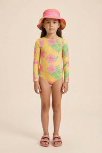Pepita & Me - Girl's Sun Longsleeve Rashguard Swimsuit
