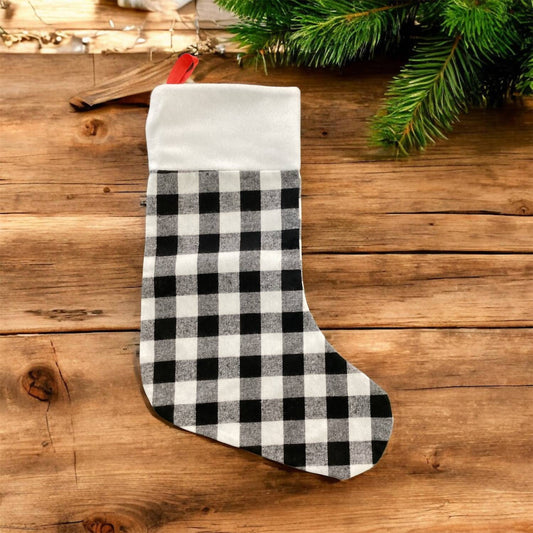 Primitives By Kathy - Checkered Stocking Decor