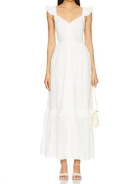 Cleobella Nica Maxi Dress in ivory - women's dress