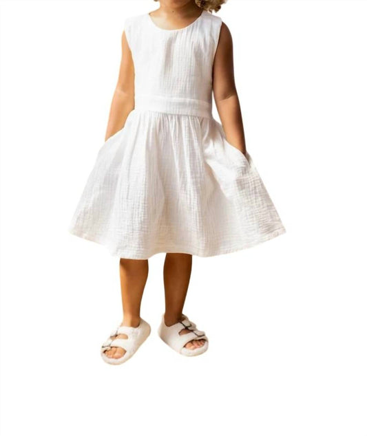 Omamimini - Pinafore Gauze Dress