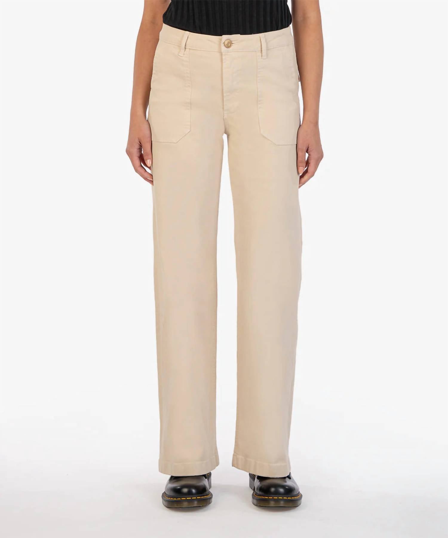 Kut From The Kloth - Women's Meg Utility Pocket High Waist Wide Leg Pant