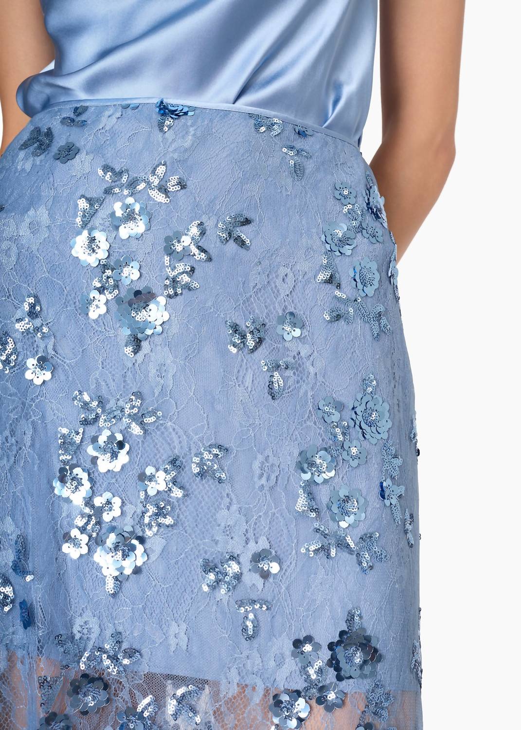 Cami Nyc - Aylin Sequin Lace Midi Skirt