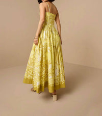Hemant & Nandita - Fiza Fitted Sweetheart Neckline Maxi Dress