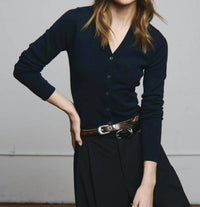Autumn Cashmere - FITTED HIGH V CARDIGAN